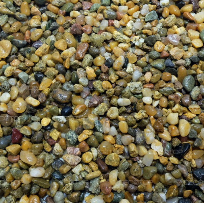 DECOTOP Tigris - Природный желтый гравий, 2-10 мм, 1.5 кг/1 л